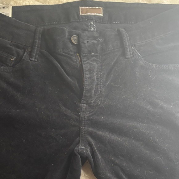 MOTHER Black Skinny Jeans velvet - Picture 4 of 8